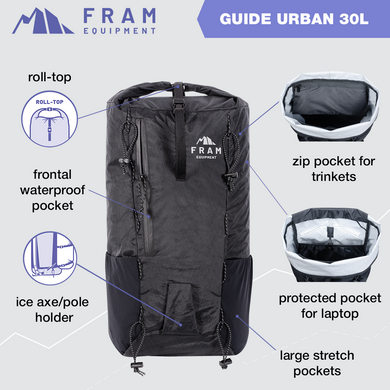 Backpack Guide Urban 30L yellow
