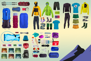 Checklist of equipment for a weekend hike