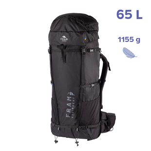 Рюкзак Lukla 65L S чорний розпродаж, Чорний, S