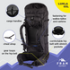 Рюкзак Lukla 65L S чорний розпродаж, Чорний, S