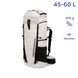 Ультралегкий рюкзак Talung with Dyneema&reg; 60L Everest Edition, Білий, one size