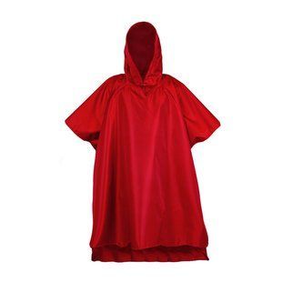 Poncho Rainfall, Red, one size