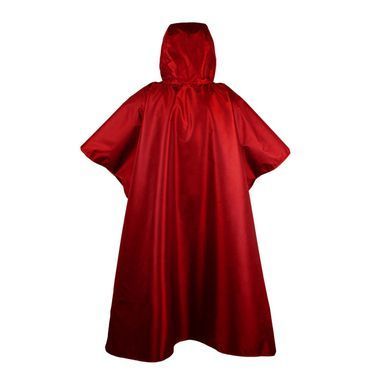 Poncho Rainfall, Red, one size