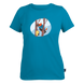 T-shirt lady "Киця-фотографка", blue, XL
