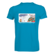 T-shirt man "Вдача всміхається" S Blue