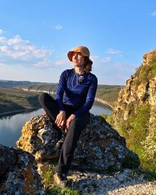 Кофта беговая женская Trails, Синий, L