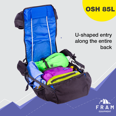 Розпродаж - Рюкзак Osh 85L New червоний