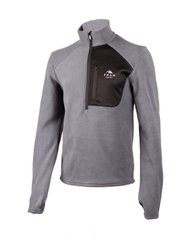 Sweatshirt Fleece Zug M grey