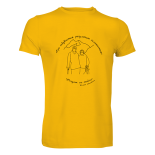 T-shirt man man "Рахунок на табло" L Yellow