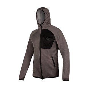 Fleece jacket Geo L grey