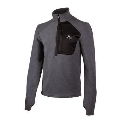 Sweatshirt Fleece Zug L grey