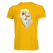 T-shirt man "Кіт-гід" L Yellow