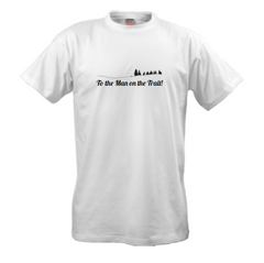 T-shirt man "To the Man on the Trail‼" female XS