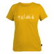T-shirt lady "Forest" XS Yellow