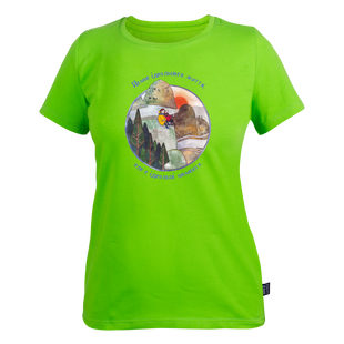 T-shirt lady "Ідеальні моменти" L Lime