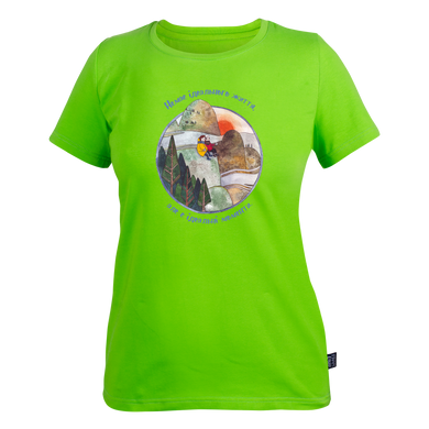 T-shirt lady "Ідеальні моменти" L Lime